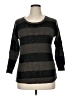 Charlotte Russe Stripes Gray Pullover Sweater Size XL - photo 1