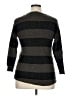 Charlotte Russe Stripes Gray Pullover Sweater Size XL - photo 2
