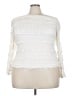 Torrid Ivory 3/4 Sleeve Top Size 3X Plus (3) - photo 1