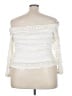 Torrid Ivory 3/4 Sleeve Top Size 3X Plus (3) - photo 2