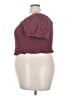 Torrid Burgundy Short Sleeve Top Size 3X Plus (3) - photo 5