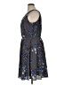 Elle 100% Polyester Print Gray Casual Dress Size XL - photo 5
