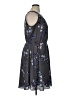 Elle 100% Polyester Print Gray Casual Dress Size XL - photo 4