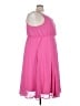 Torrid 100% Polyester Solid Pink Cocktail Dress Size 3X Plus (3) - photo 4
