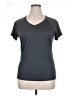 Danskin Now 100% Polyester Gray Short Sleeve T-Shirt Size XL - photo 1