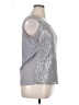 Roz & Ali Silver Sleeveless Top Size 14 - photo 4