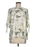 Hobbs London 100% Polyester Ivory 3/4 Sleeve Blouse Size 8 - photo 1
