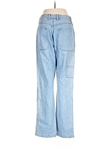 Madewell The '90s Straight Jean in Hazelfern Wash: Shadow-Panel Edition (view 2)