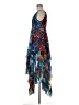 Alice + Olivia 100% Polyester Paisley Blue Cocktail Dress Size 8 - photo 5