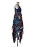 Alice + Olivia 100% Polyester Paisley Blue Cocktail Dress Size 8 - photo 4
