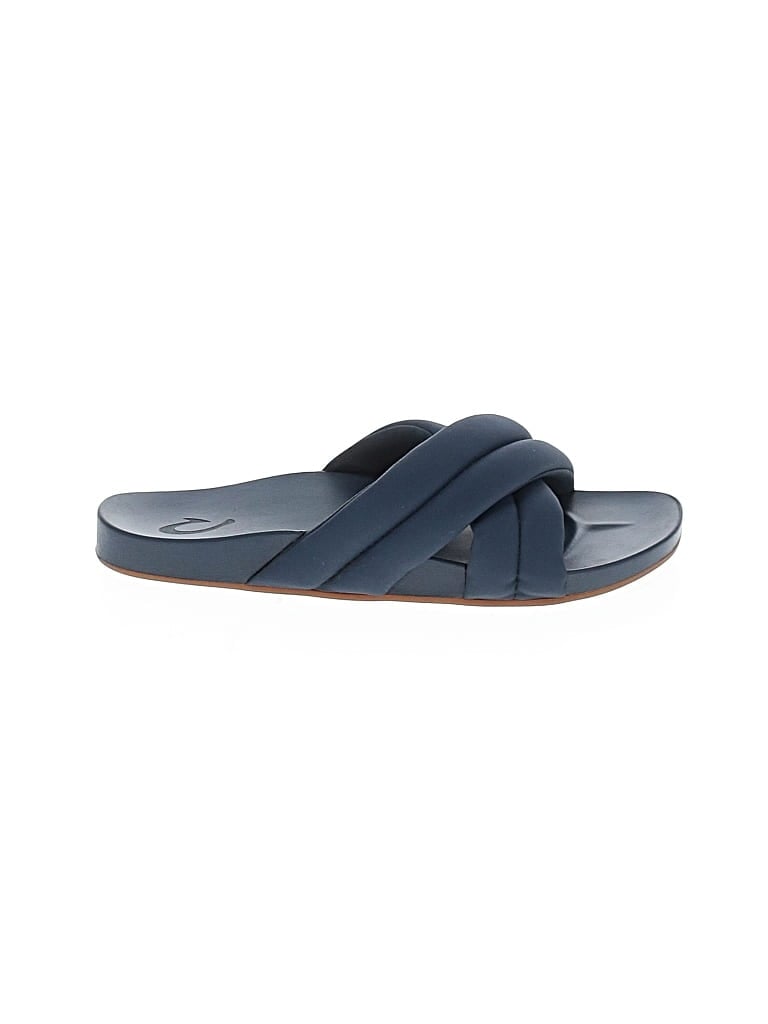 Pre-owned Olukai Sandals In Blue