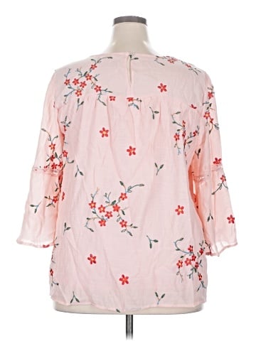 Figueroa & Flower 3/4 Sleeve Blouse (view 2)