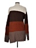 Bobeau Color Block Brown Cardigan Size M - photo 2
