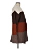 Bobeau Color Block Brown Cardigan Size M - photo 4