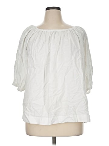 M&S 3/4 Sleeve Blouse (view 1)