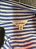 Max Studio 100% Rayon Stripes Blue Long Sleeve Button-Down Shirt Size M - photo 7