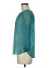 St. John's Bay Teal 3/4 Sleeve Blouse Size M - photo 5