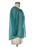 St. John's Bay Teal 3/4 Sleeve Blouse Size M - photo 4