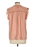 DR2 100% Polyester Pink Sleeveless Blouse Size L - photo 2