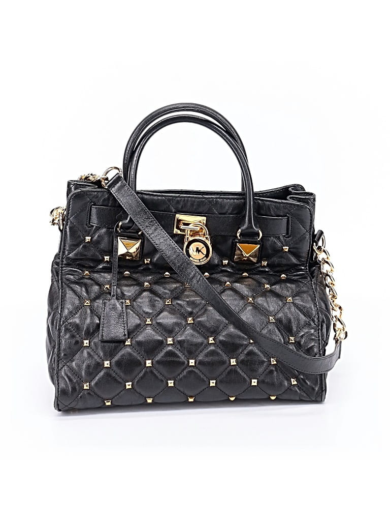Pre-owned Michael Michael Kors Satchel In Black