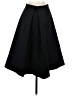 Tibi Chevron-herringbone Black Formal Skirt Size 4 - photo 2