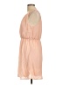 Everly 100% Polyester Solid Pink Casual Dress Size L - photo 5