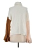 Just Fab Color Block Tan Turtleneck Sweater Size S - photo 2