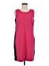 PREMISE Color Block Pink Casual Dress Size 8 - photo 1