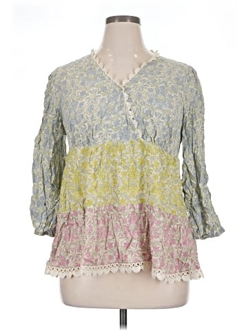 Cato 3/4 Sleeve Blouse (view 1)