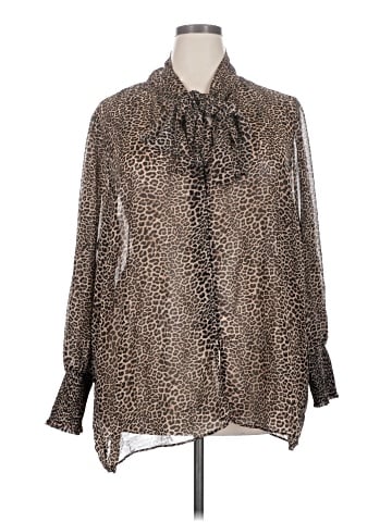 City Chic Long Sleeve Blouse (view 1)