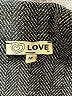 Love Chevron-herringbone Gray Blazer Size M - photo 6