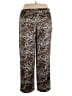 IMAN Animal Print Brown Casual Pants Size XL - photo 2