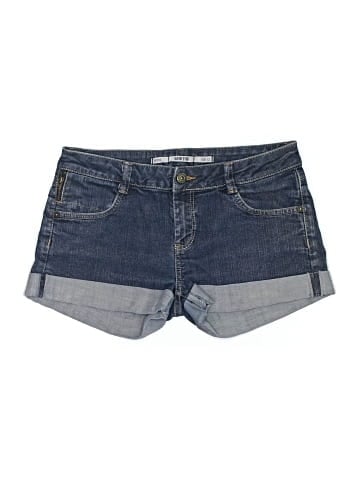 Moto Denim Shorts (view 1)