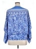 Cato 100% Polyester Blue 3/4 Sleeve Blouse Size 14 - photo 2