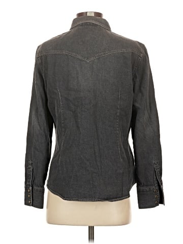 Easy Spirit Long Sleeve Button-Down Shirt (view 2)