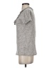Three Dots 100% Cotton Tweed Gray Short Sleeve Turtleneck Size S - photo 5