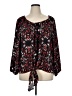 New Directions 100% Polyester Black 3/4 Sleeve Blouse Size 1X - photo 1
