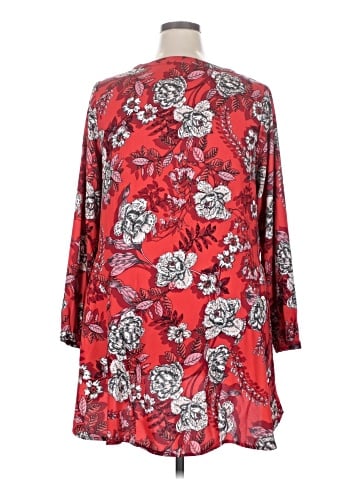 Roaman's 3/4 Sleeve Blouse (view 2)
