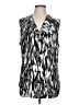 Alfani Silver Sleeveless Blouse Size L - photo 1