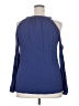 Bongo 100% Rayon Blue Long Sleeve Blouse Size XL - photo 2