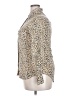 Current/Elliott 100% Lyocell Animal Print Ivory Long Sleeve Blouse Size XXLEstimated - photo 5