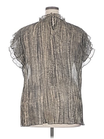 City Chic Short Sleeve Blouse (view 2)