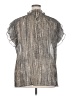 City Chic 100% Polyester Gray Short Sleeve Blouse Size 20 Plus (L) - photo 2