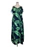 Unbranded 100% Polyester Tropical Green Casual Dress Size 2X - photo 1