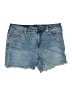 Seven7 Blue Denim Shorts Size 16 - photo 1