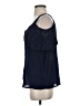 Perseption Concept Blue Sleeveless Blouse Size S - photo 5