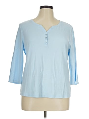 Karen Scott 3/4 Sleeve T-Shirt (view 1)