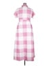 Stylewe 100% Polyester Checkered-gingham Pink Casual Dress Size XXL - photo 2