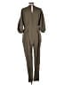 BCBGMAXAZRIA Solid Green Jumpsuit Size L - photo 2