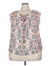 Peach 100% Polyester Pink Sleeveless Blouse Size 3X - photo 1